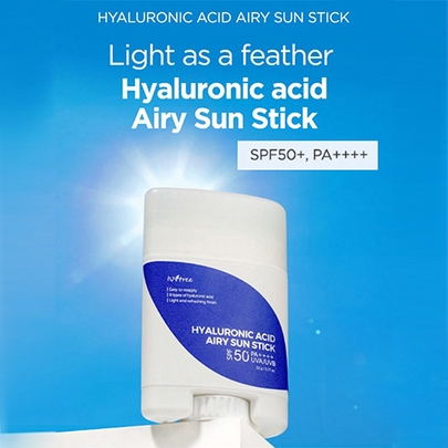 [Isntree] *обновление* Солнцезащитный стик с гиалуроновой кислотой Hyaluronic Acid Airy Sun Stick 60г