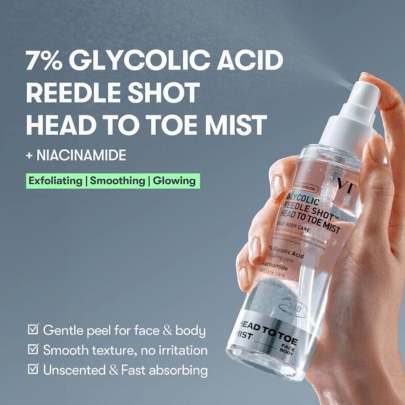 [VT Cosmetics] Мист для лица и тела с микроиглами Glycolic Reedle Shot Head To Toe Mist 120мл