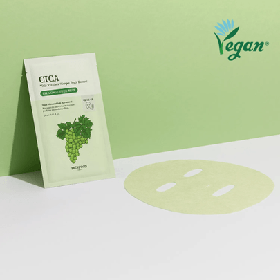 [Skinfood] Тканевые маски с экстрактом винограда Shine Muscat Cica Daily Mask 10шт