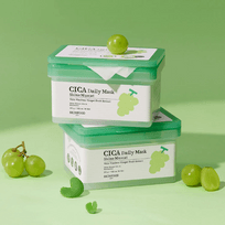 [Skinfood] Тканевые маски с экстрактом винограда Shine Muscat Cica Daily Mask 30шт