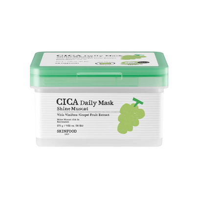 [Skinfood] Тканевые маски с экстрактом винограда Shine Muscat Cica Daily Mask 30шт