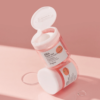 [Skinfood] Тонер-пэды с AHA-кислотой Pink Grapefruit AHA Toner Pad 70шт