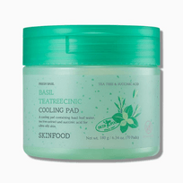 [Skinfood] Охлаждающие пэды Basil Tea Tree Clinic Cooling Pad 70шт