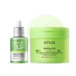[Anua] Набор для успокоения и увлажнения Redness Soothing Prep & Boost Duo (сыворотка 30мл + тонер-пэды 90шт.) +мини-сыворотка в подарок