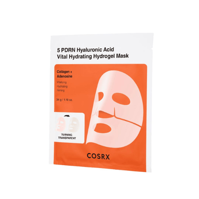 [COSRX] Гидрогелевые маски 5 PDRN Hyaluronic Acid Vital Hydrating Hydrogel Mask 3шт.