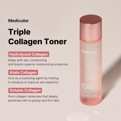 [MEDICUBE] Тонер Triple Collagen Toner 4.0 140мл