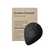 [Purito Seoul] Губка для очищения лица Bamboo Charcoal Konjac Sponge