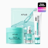 [ANUA] Набор No.1 PDRN (тонер-пэды + сыворотка + крем + маска)
