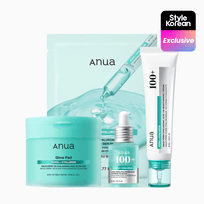 [ANUA] Набор No.1 PDRN (тонер-пэды + сыворотка + крем + маска)