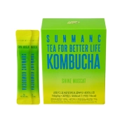 [SUNMANC] Комбуча с виноградом Шайн Мускат (30 стиков)