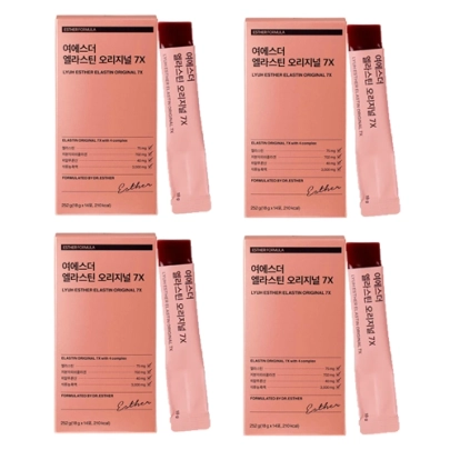 [ESTHER FORMULA] (2+2) Эластин Ориджинал Elastin Original 7X (18г*14шт*4 упаковки)