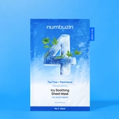 [Numbuzin] Тканевая маска No.4 Icy Soothing Sheet Mask (5шт)