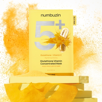 [Numbuzin] Маска No.5 Glutathione Vitamin Mask (5шт)