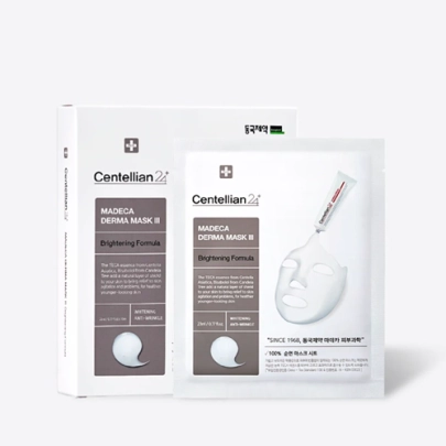 [Centellian24] Тканевая маска Madeca Derma Mask III Brightening Formula (10шт)