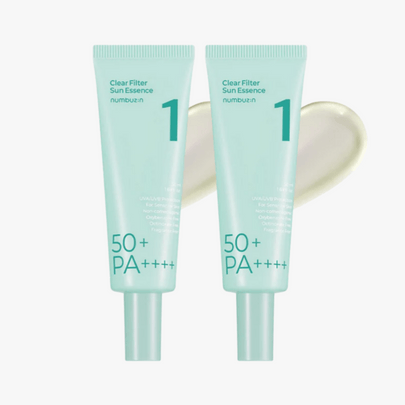 [Numbuzin] No.1 Солнцезащитная эссенция No.1 Clear Filter Sun Essence SPF50+ PA++++ 50мл + 50мл (Duo)