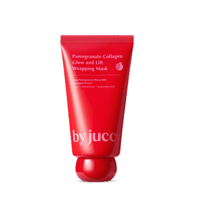 [by juccy] Обёртывающая маска с гранатом и коллагеном для сияния и лифтинга, 70 мл
