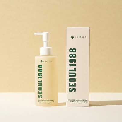 [KSECRET] Очищающее масло SEOUL 1988 Pine Cica 1% + Probiotics 200мл