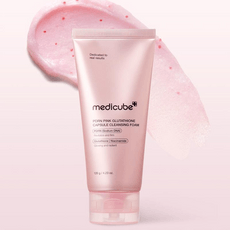 [MEDICUBE] Очищающая пенка PDRN Pink Glutathione Capsule 120г