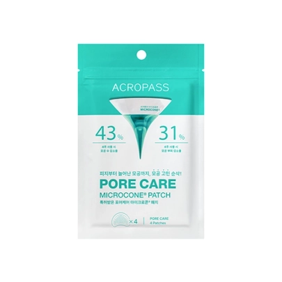 [ACROPASS] Гидроколоидные микроигольчатые патчи для пор Pore Care (4шт)
