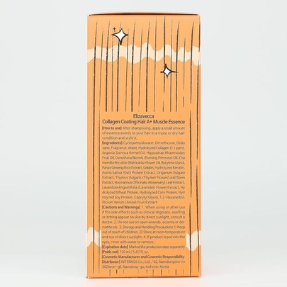 [Elizavecca] Эссенция для волос Collagen Coating Hair A+ Muscle (CER-100) 150мл