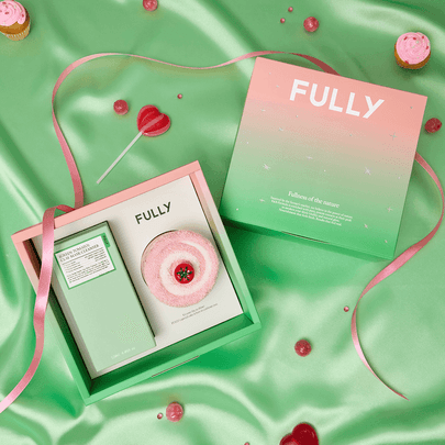 [FULLY] Очищающий глиняный пак Green Tomato 120мл + набор с полотенцем