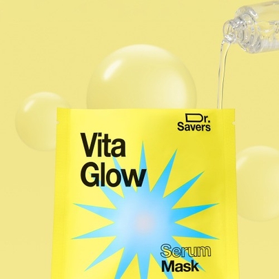[It's Skin] Тканевая маска Dr. Savers Vita Glow Mask Sheet (1шт)