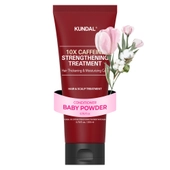[KUNDAL] Укрепляющий тритмент с кофеином 10X 200мл #Baby Powder