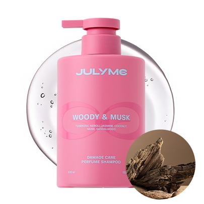 [JULYME] Парфюмированный шампунь для повреждённых волос Damage Care Perfume Shampoo 500мл #Woody & Musk