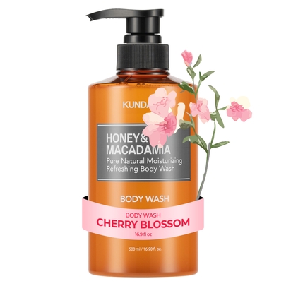 [KUNDAL] Гель для душа с мёдом и макадамией 500мл #Cherry Blossom