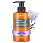 [KUNDAL] Гель для душа с мёдом и макадамией 500мл #White Musk