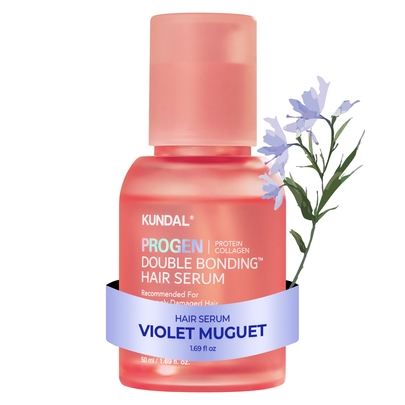 [KUNDAL] Сыворотка для волос двойного бондинга Progen 50мл #Violet Muguet