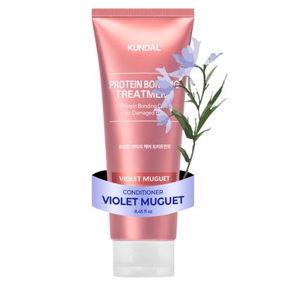 [KUNDAL] Протеиновая маска Protein Bonding 250мл #Violet Muguet