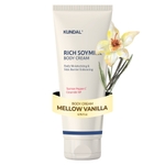 [KUNDAL] Крем для тела с соевым молоком Rich Soymilk 200мл #Mellow Vanilla