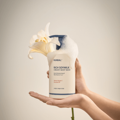 [KUNDAL] Гель для душа с соевым молоком Rich Soymilk 500мл #Mellow Vanilla