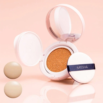 [Missha] *renewal* Тональная кушон-основа Magic Cushion Cover Lasting SPF50+/PA+++ (2цвета)