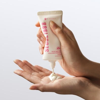 [KSECRET] Солнцезащитный крем Seoul 1988 Sun Collagen Complex 7 + Plum