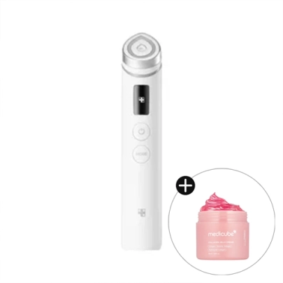 [MEDICUBE] Гаджет для домашнего ухода за кожей 6-в-1 в белом цвете AGE-R Booster Pro White 1шт.