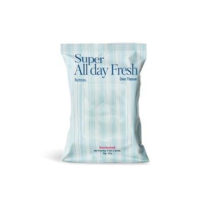 [hetras] Дезодорирующие салфетки Super All Day Fresh Deo Tissue 15шт #Bombshell