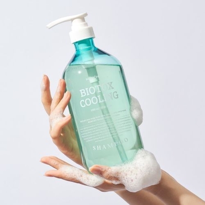 [MUMCHIT] Охлаждающий шампунь Biotox 1000мл #Green Forest