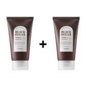 [Skinfood] ★1+1★  *renewal* Пенка-скраб Black Sugar Perfect 180мл