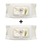 [Skinfood] ★1+1★  *renewal* Осветляющие очищающие салфетки Rice Daily Brightening (80шт)