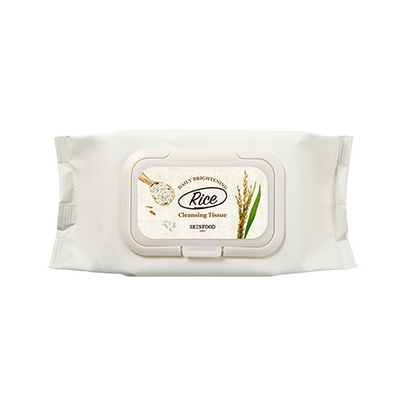 [Skinfood] *renewal* Осветляющие очищающие салфетки Rice Daily Brightening (80шт)