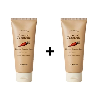 [Skinfood] ★1+1★  Очищающая пенка Carrot Carotene Balancing 150мл