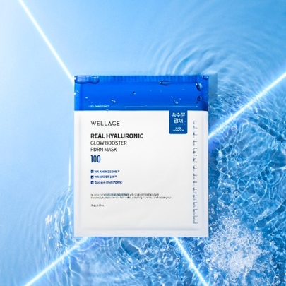 [WELLAGE] Маска Real Hyaluronic Glow Booster PDRN (1шт)