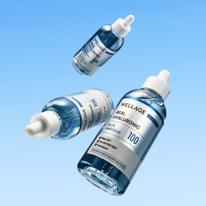 [WELLAGE] Ампула Real Hyaluronic Blue 100 60мл