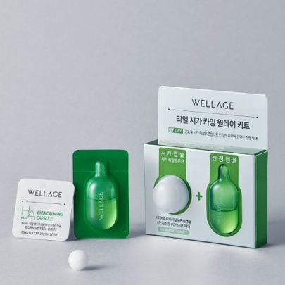 [WELLAGE] Набор Real Cica Calming One Day Kit (7шт)