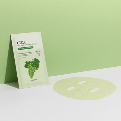 [Skinfood] Маска Shine Muscat Cica Mask (1шт)