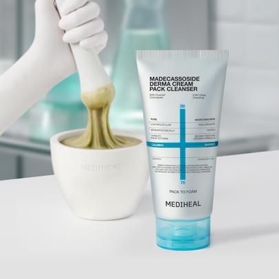 [Mediheal] Очищающий крем-пак Derma Cream Pack Cleanser Madecassoside (Calming Barrier)