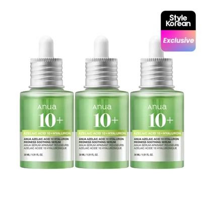[Anua] Успокаивающая сыворотка Azelaic Acid 10 Hyaluron Redness Soothing Serum 30мл (3шт)