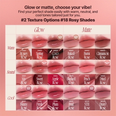 [fwee] Тинт для губ Rose Obsession Stay-Fint (16 оттенков)